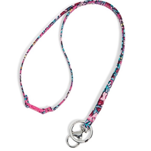Vera Bradley Kaleidoscope Double Campus ID Lanyard - Picture 4 of 5